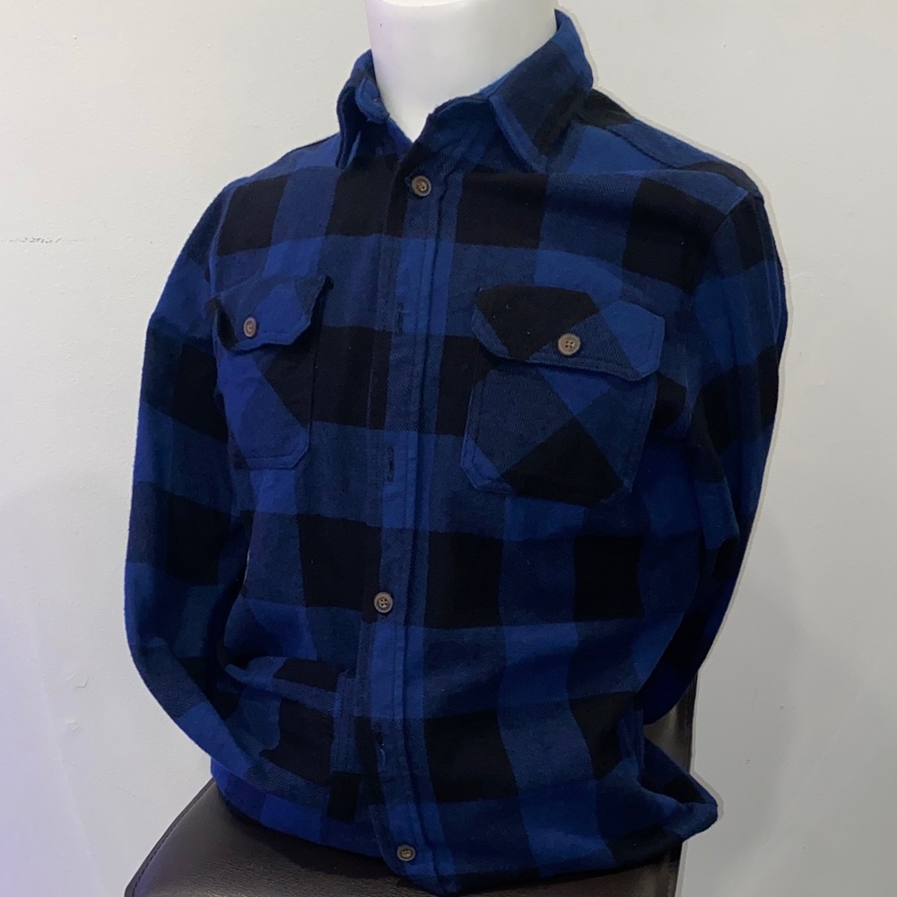 Jacks New York Men's Blue and Black Checkered Jacket